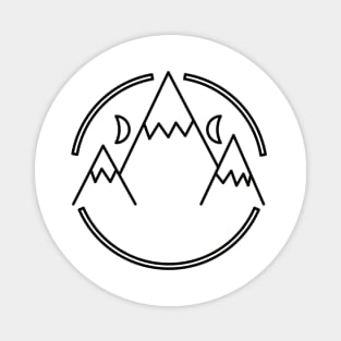 Simple Mountain Magnet